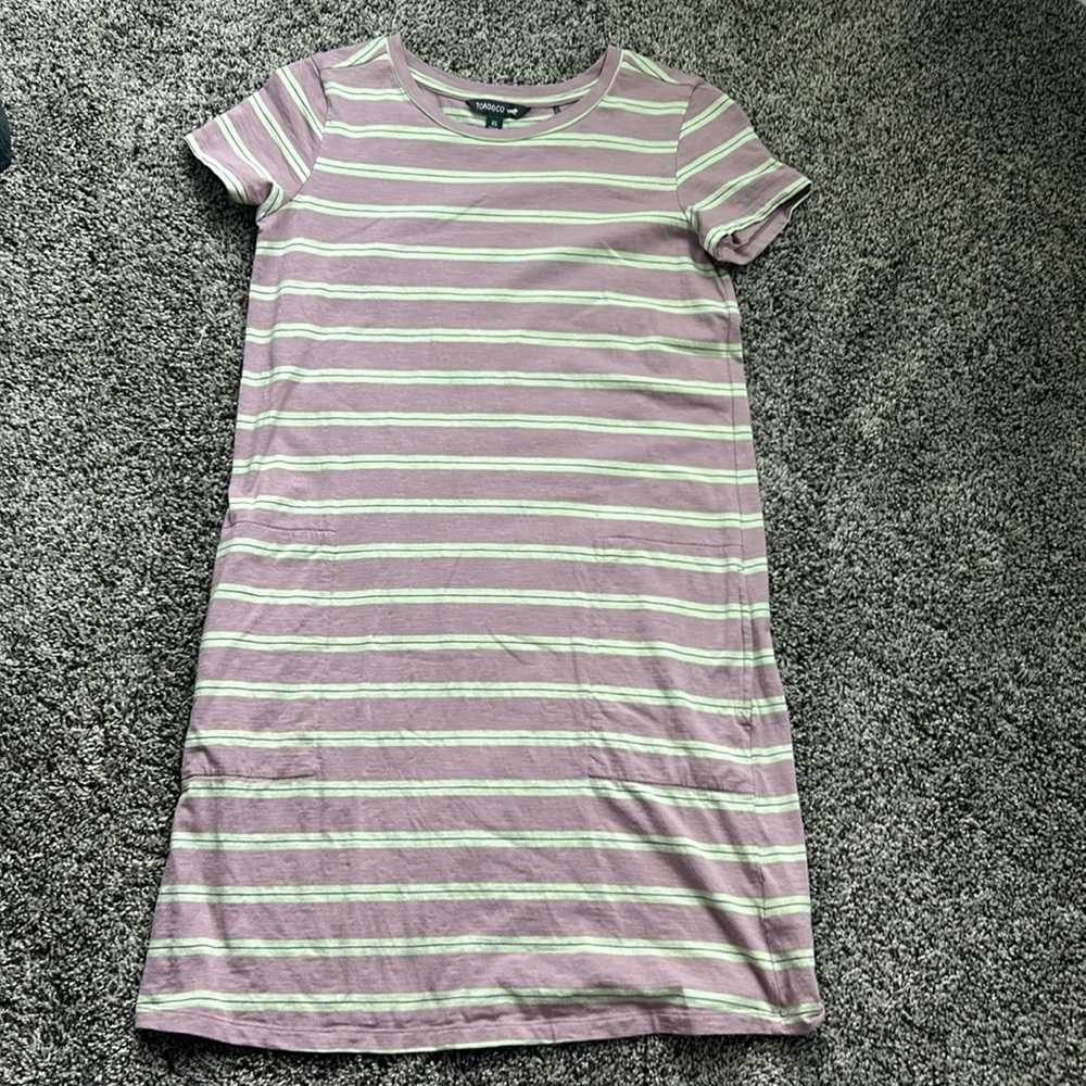 Toad & Co Stripe T-shirt Dress - XS